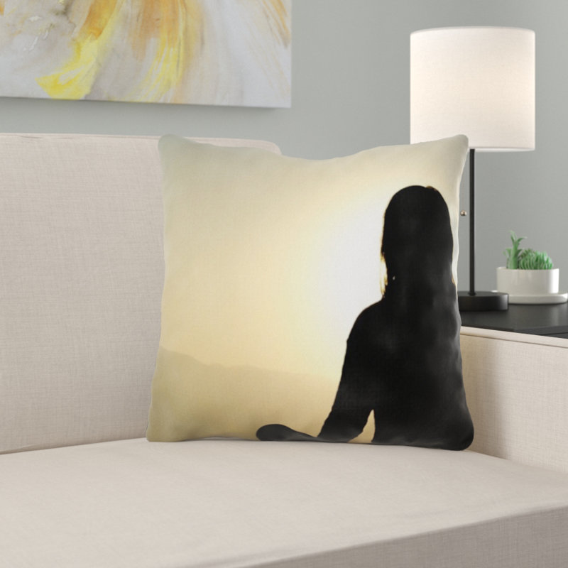 Coussin coucher de soleil