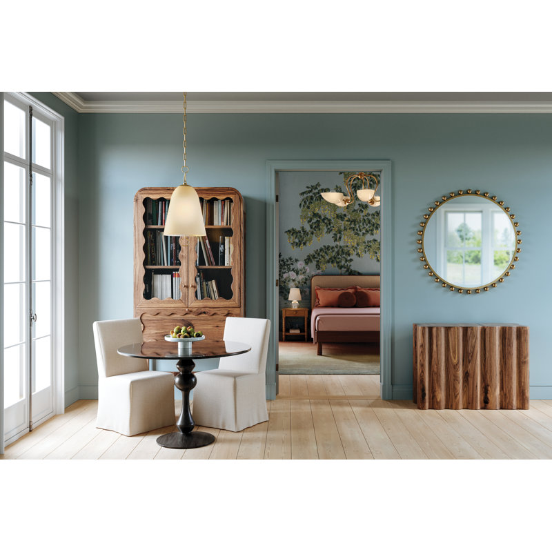 Reva 34" 5-Light Cloud Glass Chandelier