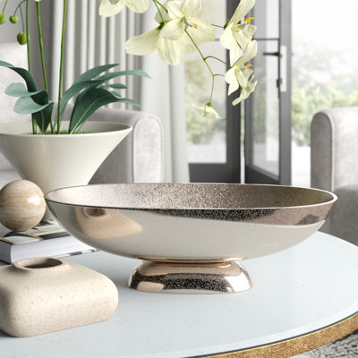 Bol décoratif en aluminium Fontes