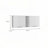 Sierra 7-Shelf 4-Door 2-Piece Kitchen Set, Upper Wall Cabinet And Kitchen Island White-1099133441