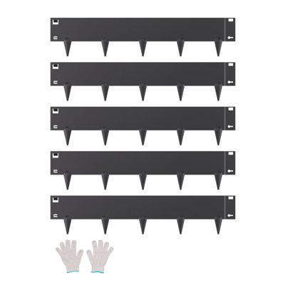 Bordure de bordure en acier antirouille 39 po