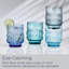 Mikasa Waves Stacking Double Old Fashioned Glasses, Set Of 4, 12.5 Ounce