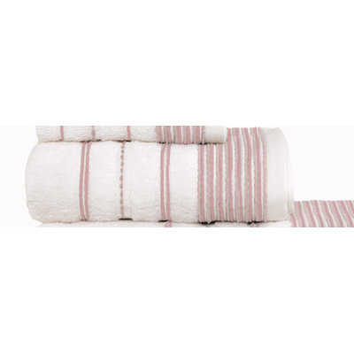 Dickinson Stripe 6 Piece Towel Bale Blush