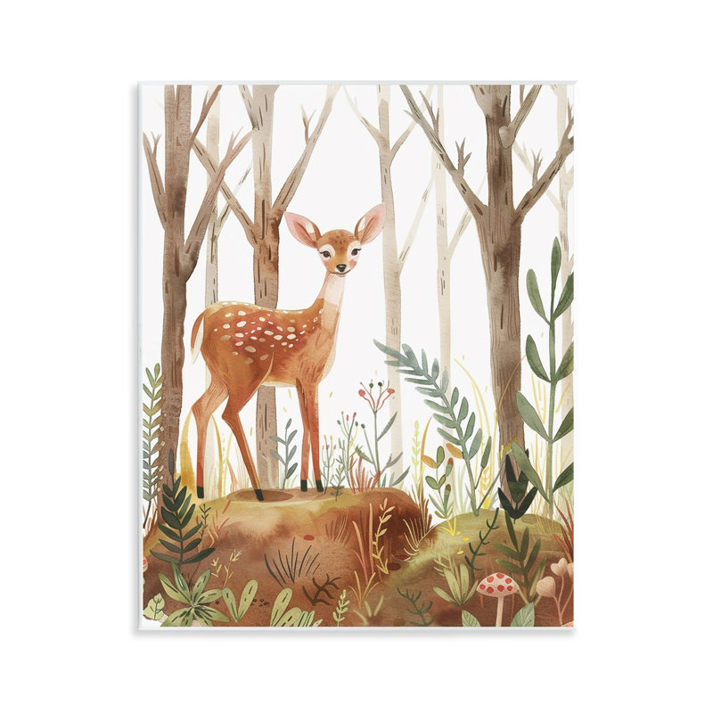  «Soft Woodland Deer» par LSR Design Studio
