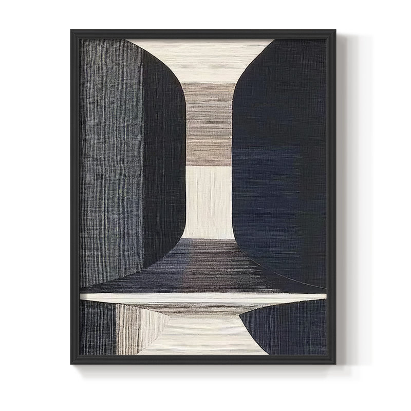 "ABSTRACT Series DCLX" par J Paul, Noir, noir, noir, noir, H 21 po x l 17 po