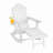 2 - Person Soft Back Outdoor Rocking Wicker Bistro Set-1396102071