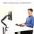 Fellowes Platinum Series Single Monitor Mount Stand