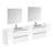Evant 100'' Double Bathroom Vanity with Ceramic Top with Mirror-1214721801