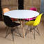 Table de salle à manger moderne 36 "avec base Eiffel Dover