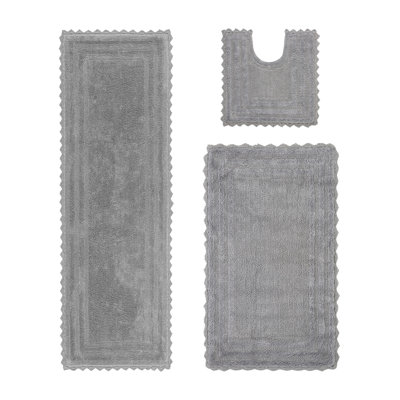 Rasika Reversible 100% Cotton Tufted Bath Rug Set
