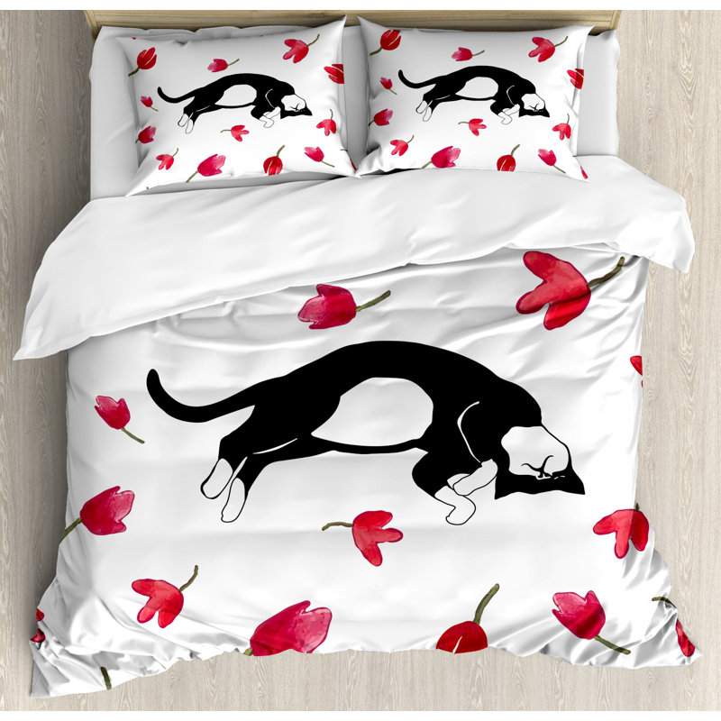 Modern & Contemporary Polyester Duvet Cover, King