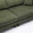 2-Piece Corduroy Upholstered Modular Sofa With Solid Wood Legs-578860426