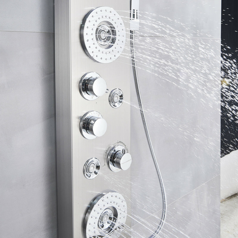 50'' Shower Panel with Fixed Shower Head
