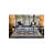 Gray Framed Floral Patterned Decorative And Woven Based Washable Carpet-1144025013