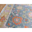 Tapis bleu denim unique de 9 pi 10 po x 14 pi