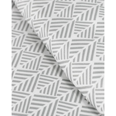 Arrows Satin Geometric Shapes Duvet Cover
