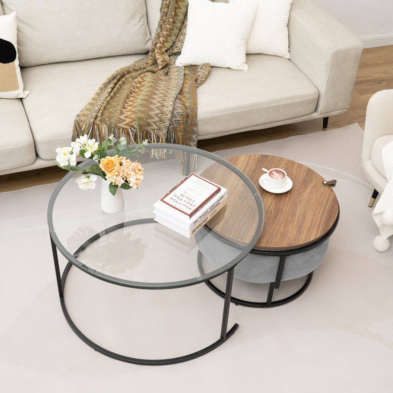 Ulpiu Nesting Storage Coffee Table