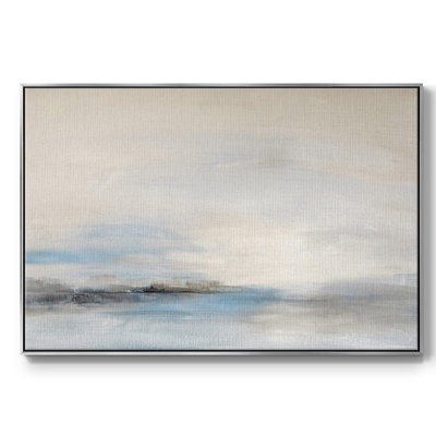 Doux distance encadrée sur toile