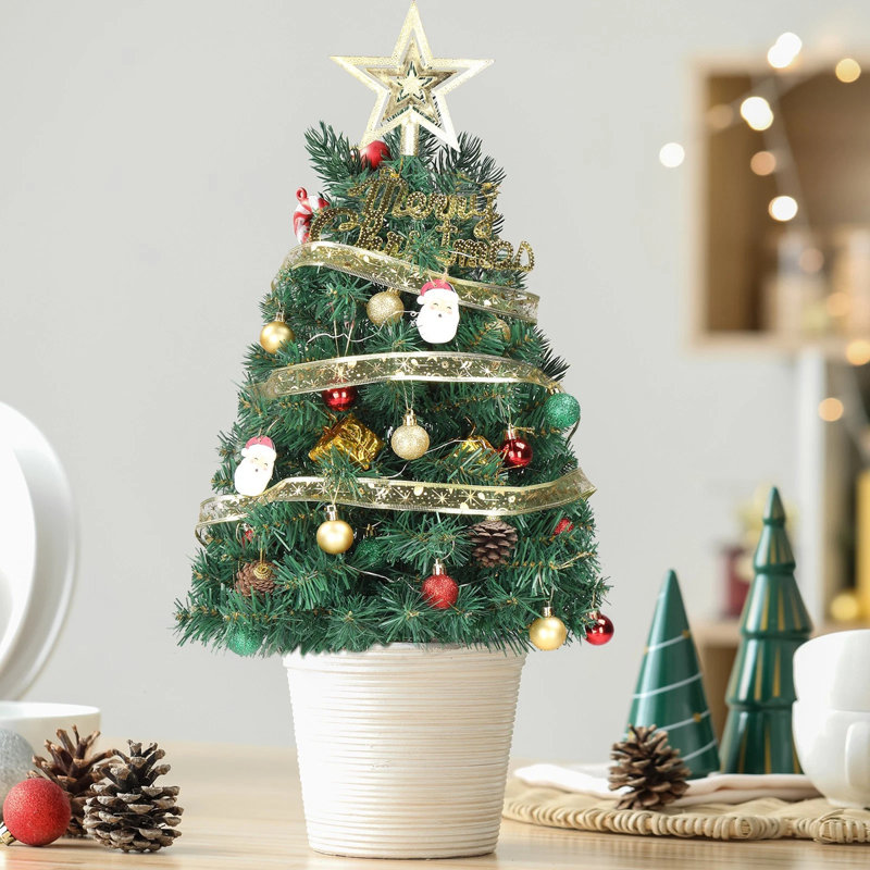 1.97' H Lighted Artificial Christmas Tree