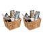Gracie Oaks Wicker Decorative Basket
