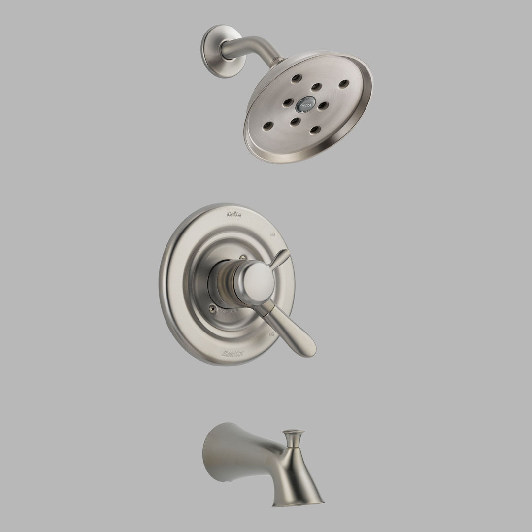 Lahara Tub and Shower Faucet Trim with Lever Handles and Monitor Delta 