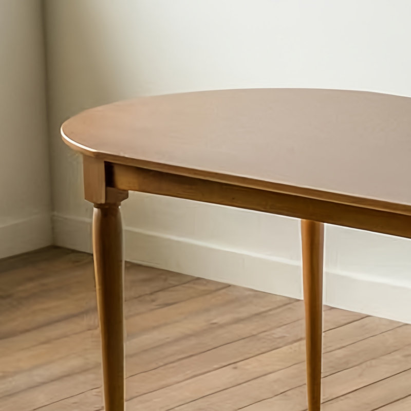 Table de salle à manger ovale de style américain, H 29,53 po x L 62,99 po x l 27,56 po