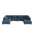 8 Seater Corduroy Corner Sofa