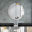 Huldar Glass Flat Wall Mirror