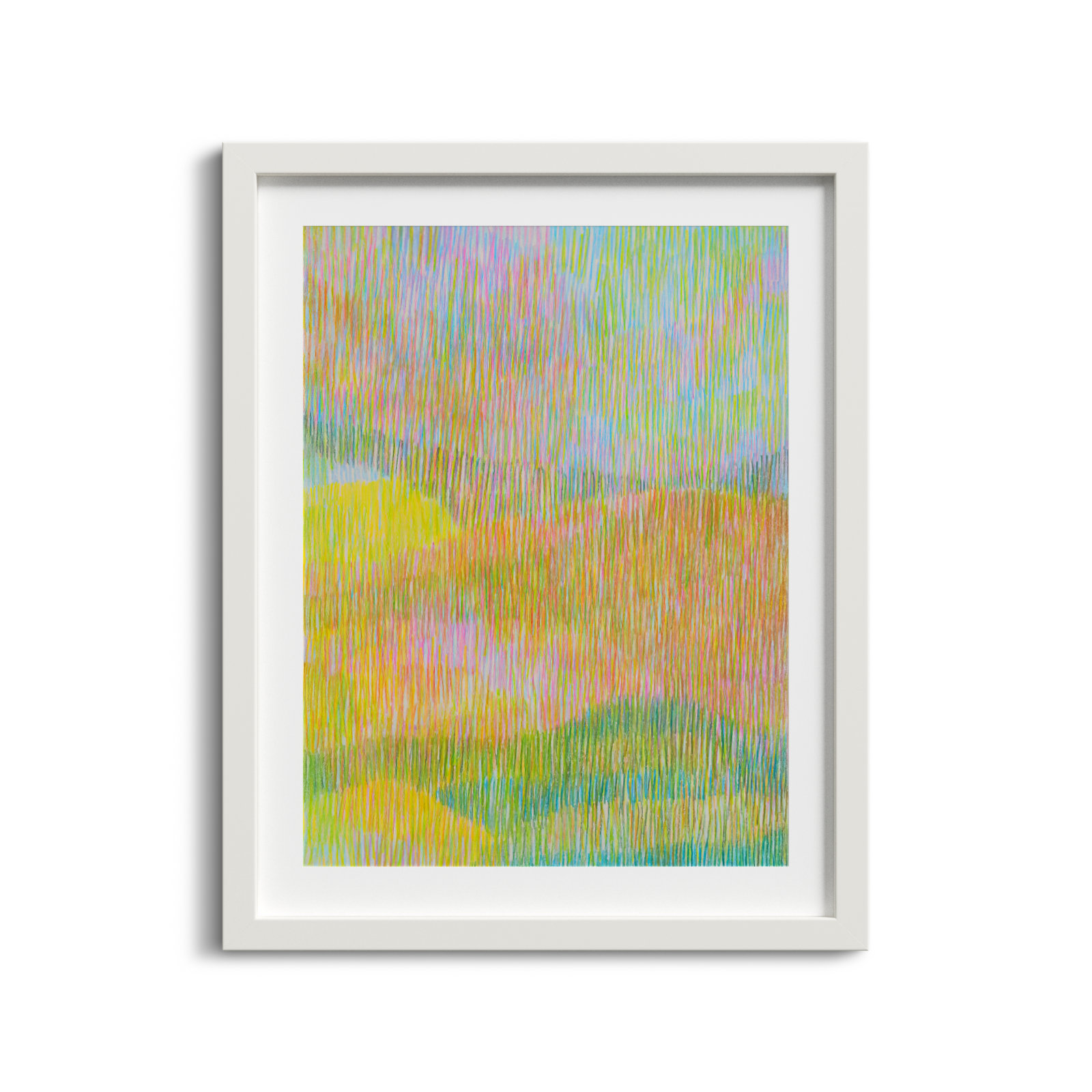Summerhill Painting by Jacques Pilon, 30" H x 24" W x 1.25" D, White