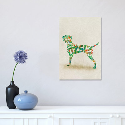 Vizsla 1 Piece Wrapped Canvas Wall Art
