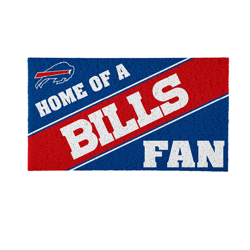 NFL Home of a Fan Team Color Outdoor Doormat, Buffalo Bills