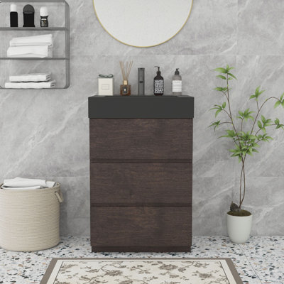 Meuble-lavabo moderne autoportant