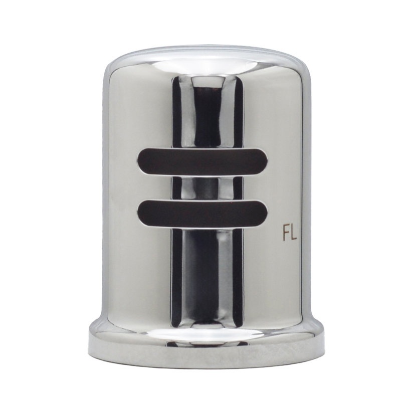 Air Gap Cap and Body Set - Skirted, Polished Chrome