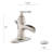 Single-handle Bathroom Faucet with Drain Assembly-100785469