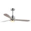 Ventilateur de plafond à hélice à DEL à 3 pales de 52 po avec télécommande et ensemble d'éclairage inclus Gatto-1251137171