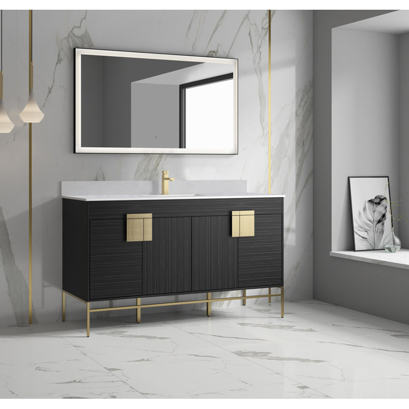 Ensemble de meuble-lavabo simple 60 po Golbahar