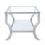 Table basse Seroff Chrome