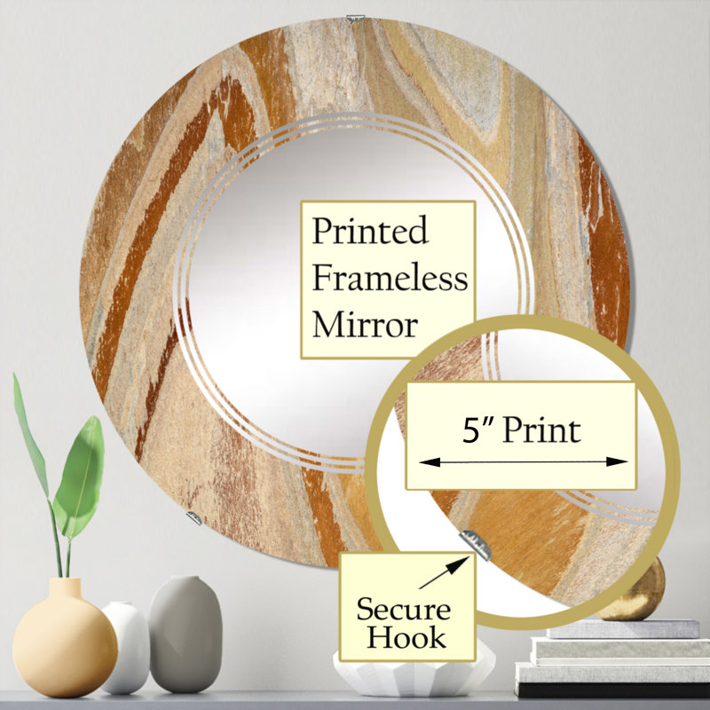 Miroir de salle de bain sans cadre, 24 po x 24 po