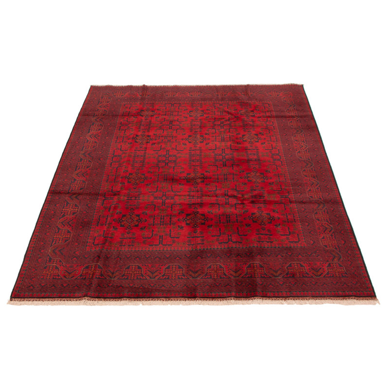 Tapis rouge Malechi Esari 6 pi 8 po x 9 pi 7 po