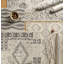 Tapis gris / crème Angad-937868439