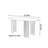 Black Creative Shaped Design Solid Wood Desk-940040415