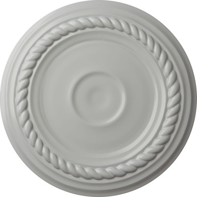 Médaillon de plafond H 7,875 po x l 7,875 po Alexandria