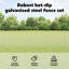 vidaXL Fence with Post Segment Outdoor Barrier Garden Terrace Divider Boundary-114618685-114618687