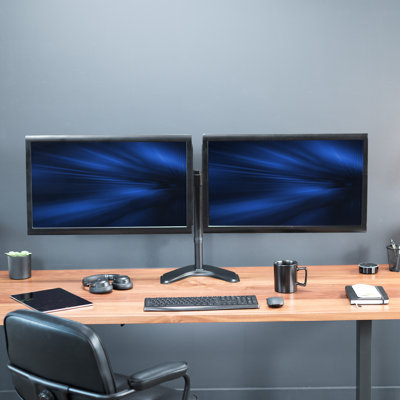 Vivo Dual Monitor Desk Stand Mount, STAND-V032F Series