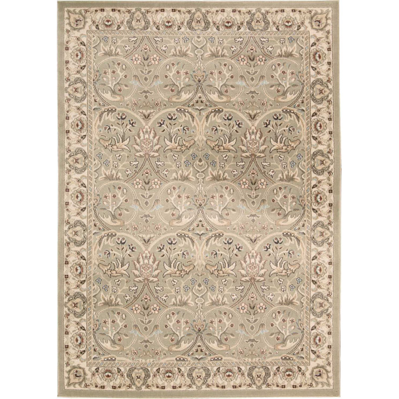 Oriental Indoor Rug, Rectangle 3'9" x 5'9"