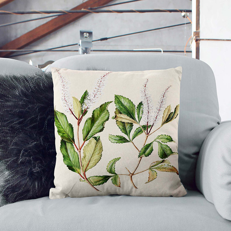 Square Cushion, 55cm H x 55cm W x 20cm D, White