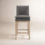 Tabouret de comptoir en cuir Bethea-1616161450