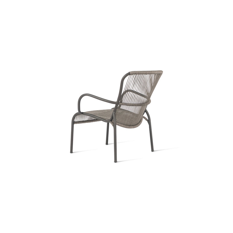 Loop Outdoor Lounge Chair, Gray