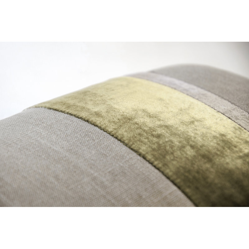 Stripe Lumbar Pillow Cover & Insert, Oregano, 12" x 24"
