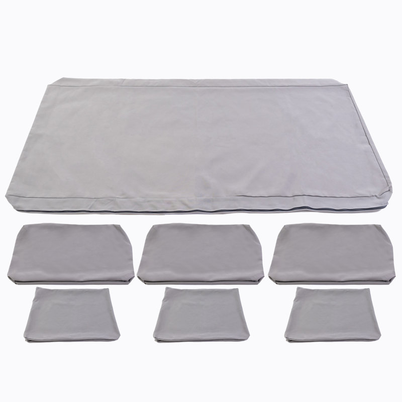 Melrose Outdoor Cushion Cover, Gray